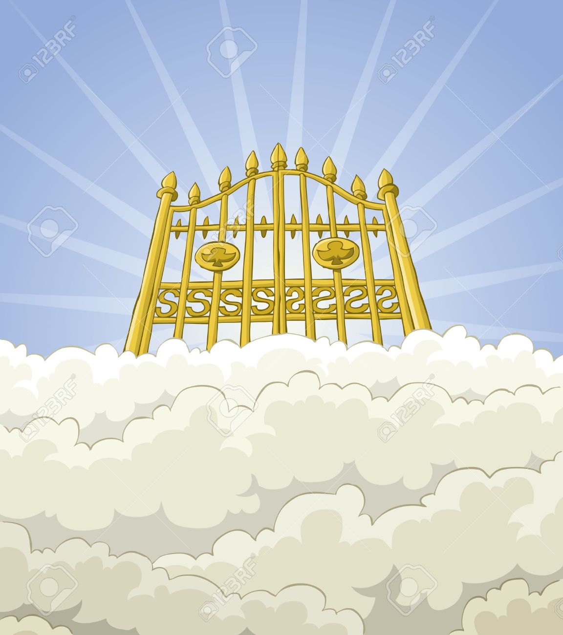 pearly gates clipart free - photo #39